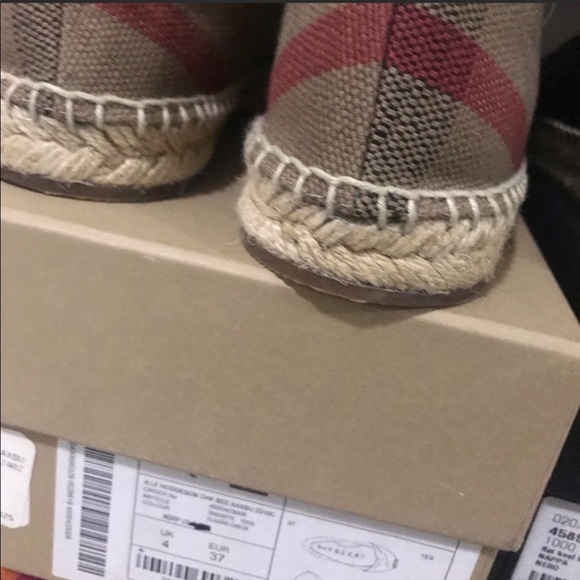 Burberry espadrilles size 7 - Picture 4 of 6